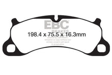 Load image into Gallery viewer, EBC 12-15 Porsche 911 (991) (Cast Iron Rotor only) 3.8 Carrera S Redstuff Front Brake Pads Brake Pads - Performance EBC