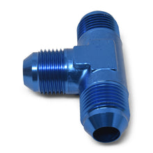 Load image into Gallery viewer, Russell Performance -16 AN NPT Flare Tee Fitting (Blue) Fittings Russell