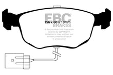 Load image into Gallery viewer, EBC 98-99 Ford Contour 2.5 SVT Yellowstuff Front Brake Pads Brake Pads - Performance EBC