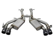 Load image into Gallery viewer, aFe MACHForce XP 3in 304 SS Axle-Back Exhaust Dual Exhaust (NPP) w/ Black Tips 16-17 Camaro SS V8 Axle Back aFe
