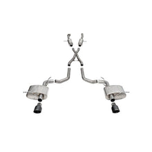 Load image into Gallery viewer, Corsa 2018-2024 Dodge Durango SRT 392 Cat-Back 2.75in Dual Rear Exit Sport 4.5in Black PVD Tips Catback CORSA Performance