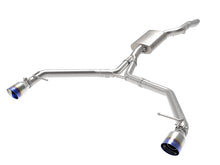 Load image into Gallery viewer, afe MACH Force-Xp 13-16 Audi Allroad L4 SS Axle-Back Exhaust w/ Blue Flame Tips Axle Back aFe