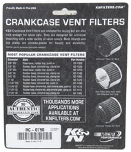 Load image into Gallery viewer, K&N Universal Chrome Filter 1 3/8 inch FLG / 2 1/2 inch Base / 2 inch Top / 2 1/4 inch Height Misc Powersports K&N Engineering
