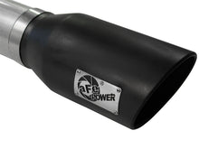 Load image into Gallery viewer, aFe MACHForce XP Exhaust 5in DPF-Back Stainless Steel Exht 2015 Ford Turbo Diesel V8 6.7L Black Tip DPF Back aFe