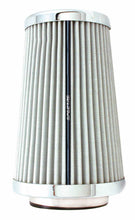 Load image into Gallery viewer, Spectre Adjustable Conical Air Filter 9-1/2in. Tall (Fits 3in. / 3-1/2in. / 4in. Tubes) - White Air Filters - Universal Fit Spectre