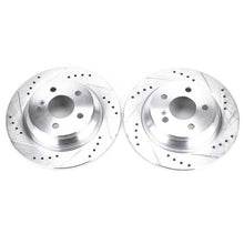 Load image into Gallery viewer, Power Stop 07-08 Mercedes-Benz CL550 Rear Evolution Drilled & Slotted Rotors - Pair Brake Rotors - Slot & Drilled PowerStop