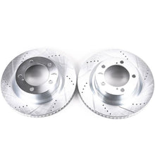 Load image into Gallery viewer, Power Stop 16-21 Toyota Land Cruiser Front Evolution Drilled & Slotted Rotors - Pair Brake Rotors - Slot & Drilled PowerStop