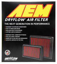 Load image into Gallery viewer, AEM 07-10 Impreza / 08-10 Forester 8.75in O/S L x 8.563in O/S W x 2.438in H DryFlow Air Filter Air Filters - Drop In AEM Induction