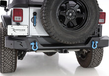 Load image into Gallery viewer, Rampage 07-18 Jeep Wrangler JK (Incl. Unlimited) Trailguard Rear Bumper - Black Bumpers - Steel Rampage