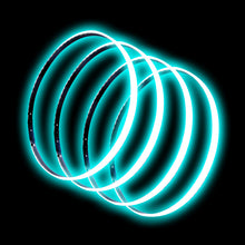 Load image into Gallery viewer, Oracle LED Illuminated Wheel Rings - Aqua SEE WARRANTY Light Strip LED ORACLE Lighting