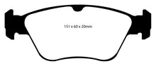 Load image into Gallery viewer, EBC 99-01 Mercedes-Benz C230 (W202) 2.3 Redstuff Front Brake Pads Brake Pads - Performance EBC