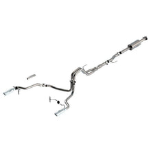 Load image into Gallery viewer, Borla F-150 2021 5.0L 4dr CC SB EC STB Lariat/KR/Platinum/LTD 3/2.25 SRE Cat-Back ATAK CHR Tips Catback Borla