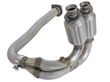 Load image into Gallery viewer, aFe Power Direct Fit Catalytic Converter Replacements Front 00-03 Jeep Wrangler (TJ) I6-4.0L Catalytic Converter Direct Fit aFe