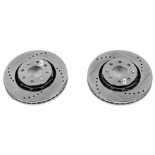 Load image into Gallery viewer, Power Stop 04-11 Chevrolet Aveo Front Evolution Drilled & Slotted Rotors - Pair Brake Rotors - Slot & Drilled PowerStop