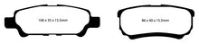 Load image into Gallery viewer, EBC 11-14 Chrysler 200 2.4 Yellowstuff Rear Brake Pads Brake Pads - Performance EBC