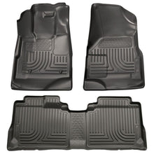 Load image into Gallery viewer, Husky Liners 10-12 Chevy Equinox/GMC Terrain WeatherBeater Combo Black Floor Liners Floor Mats - Rubber Husky Liners