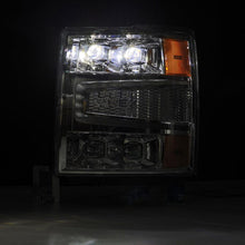 Load image into Gallery viewer, AlphaRex 04-15 Chevy 1500HD NOVA-Series LED Proj Headlights Chrome w/Activ Light/Seq Signal & SB DRL Headlights AlphaRex