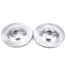 Load image into Gallery viewer, Power Stop 03-05 Infiniti FX35 Front Evolution Drilled & Slotted Rotors - Pair Brake Rotors - Slot & Drilled PowerStop