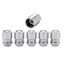 Load image into Gallery viewer, McGard Wheel Lock Nut Set - 5pk. (Cone Seat) M12X1.25 / 13/16 Hex / 1.28in. Length - Chrome Lug Nuts McGard