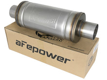 Load image into Gallery viewer, aFe MACH Force-Xp 409 SS Muffler 3in Center/Center 14in L x 6in Dia - Round Body Muffler aFe