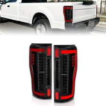Load image into Gallery viewer, ANZO 2017+ Ford F-250 LED Taillights - Black/Clear Tail Lights ANZO