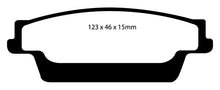 Load image into Gallery viewer, EBC 06-07 Cadillac CTS 2.8 (Sports Suspension) Redstuff Rear Brake Pads Brake Pads - Performance EBC