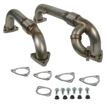 Load image into Gallery viewer, BD Diesel 08-10 Ford F-250/F-350/F-450/F-550 Powerstroke 6.4L Up Pipes Kit w/Manifold Set Connecting Pipes BD Diesel