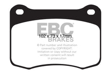 Load image into Gallery viewer, EBC 08+ Lexus IS-F 5.0 Bluestuff Rear Brake Pads Brake Pads - Racing EBC