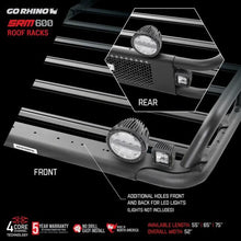 Load image into Gallery viewer, Go Rhino Universal 65in SRM 600 Basket Style Rack - Textured black Roof Baskets Go Rhino