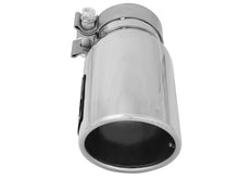 Load image into Gallery viewer, aFe MACH Force-Xp 3in Inlet x 4in Outlet x 9in Length 304 Stainless Steel Exhaust Tip Polished Catback aFe