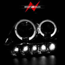 Load image into Gallery viewer, ANZO 1997.5-2003 Ford F-150 Projector Headlights w/ Halo and LED Chrome 1pc Headlights ANZO