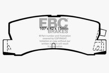 Load image into Gallery viewer, EBC 86-92 Toyota Corolla 1.6 Redstuff Rear Brake Pads Brake Pads - Performance EBC