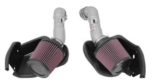 Load image into Gallery viewer, K&N 14-15 Infiniti Q50 3.7L V6 Dual Silver Typhoon Short Ram Intakes Cold Air Intakes K&N Engineering