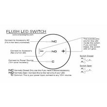 Load image into Gallery viewer, Oracle Pre-Wired Power Symbol On/Off Flush Mount LED Switch - White SEE WARRANTY Light Accessories and Wiring ORACLE Lighting