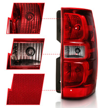 Load image into Gallery viewer, ANZO 2007-2014 Chevy Tahoe Taillight Red/Clear Lens (OE Replacement) Tail Lights ANZO