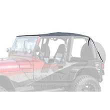 Load image into Gallery viewer, Rampage 1992-1995 Jeep Wrangler(YJ) Frameless Soft Top Kit - Black Diamond Soft Tops Rampage