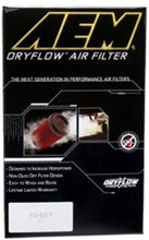 Load image into Gallery viewer, AEM DryFlow Air Filter - Round 2.75in ID x 6.25in OD x 8.25in H fits 2007-2014 Ford/Volvo Air Filters - Direct Fit AEM Induction
