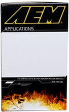 Load image into Gallery viewer, AEM DryFlow Air Filter - Round 2.75in ID x 6.25in OD x 8.25in H fits 2007-2014 Ford/Volvo Air Filters - Direct Fit AEM Induction