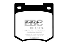 Load image into Gallery viewer, EBC 67-70 Ford Cortina 1.6 Greenstuff Front Brake Pads Brake Pads - Performance EBC