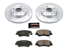 Load image into Gallery viewer, Power Stop 12-18 Hyundai Accent Front Z23 Evolution Sport Brake Kit Brake Kits - Performance D&S PowerStop