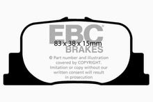 Load image into Gallery viewer, EBC 00-01 Lexus ES300 3.0 Greenstuff Rear Brake Pads Brake Pads - Performance EBC