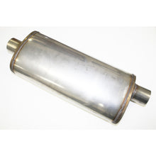 Load image into Gallery viewer, JBA Universal Straight-Through Style 304SS Muffler 18x8x5 2.5in Inlet Diameter Offset/Center Muffler JBA