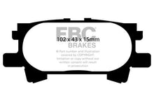 Load image into Gallery viewer, EBC 04-07 Lexus RX330 3.3 Greenstuff Rear Brake Pads Brake Pads - Performance EBC