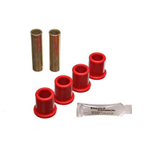 Load image into Gallery viewer, Energy Suspension 89-97 Ford Ranger Red Rear 2WD Frame Shackle Bushings Set Bushing Kits Energy Suspension