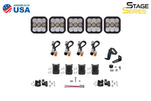 Load image into Gallery viewer, Diode Dynamics SS5 Sport Universal CrossLink 5-Pod Lightbar - White Combo Light Bars & Cubes Diode Dynamics