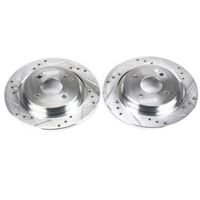 Load image into Gallery viewer, Power Stop 02-04 Ford Focus Rear Evolution Drilled & Slotted Rotors - Pair Brake Rotors - Slot & Drilled PowerStop