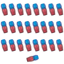 Load image into Gallery viewer, Russell Performance -6 AN Red/Blue Straight Full Flow Hose End (25 pcs.) Fittings Russell