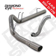 Load image into Gallery viewer, Diamond Eye KIT 4in DPF-BACK w/ DP SGL SS 08-10 Ford 6.4L Powerstroke F250/F350 DPF Back Diamond Eye Performance
