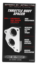Load image into Gallery viewer, Spectre 86-95 GM 4.3L/5.0L/5.7L Throttle Body Injection Spacer Throttle Body Spacers Spectre