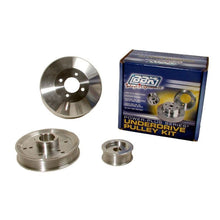 Load image into Gallery viewer, BBK 96-01 Mustang 4.6 GT Cobra Underdrive Pulley Kit - Lightweight CNC Billet Aluminum (3pc) Pulleys - Crank, Underdrive BBK
